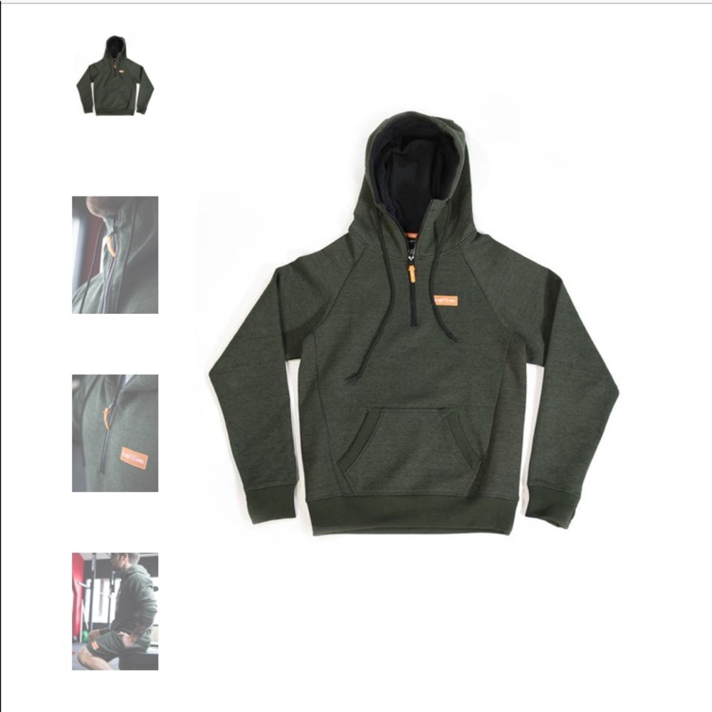 Flag nor Fail performance 1/4 zip hoodie